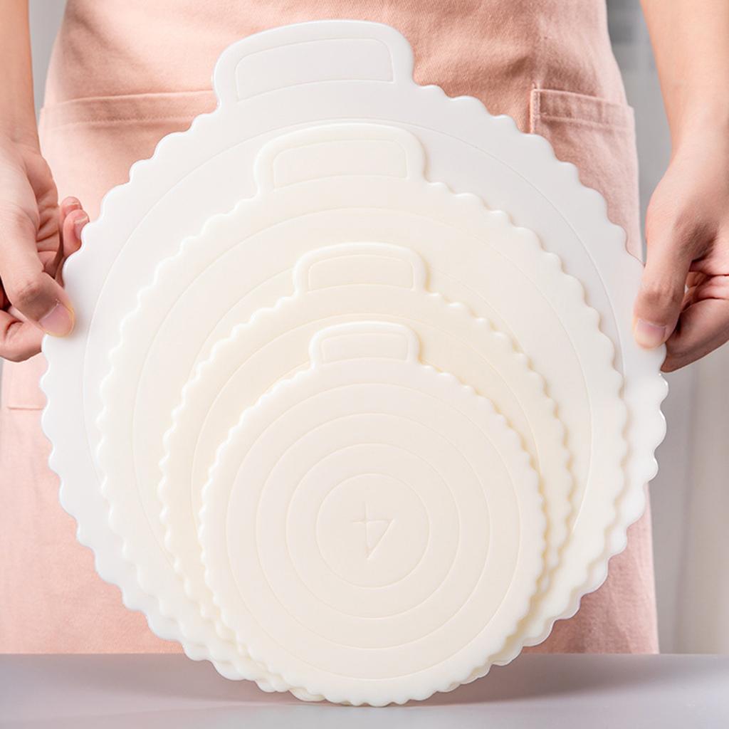 Reusable Birthday Cake Spacer Cake Bottom Holder Household Round Mop Pad