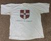 T-shirt Adulte XL Promo Tag Blues Vintage Université de Cambridge Point Simple