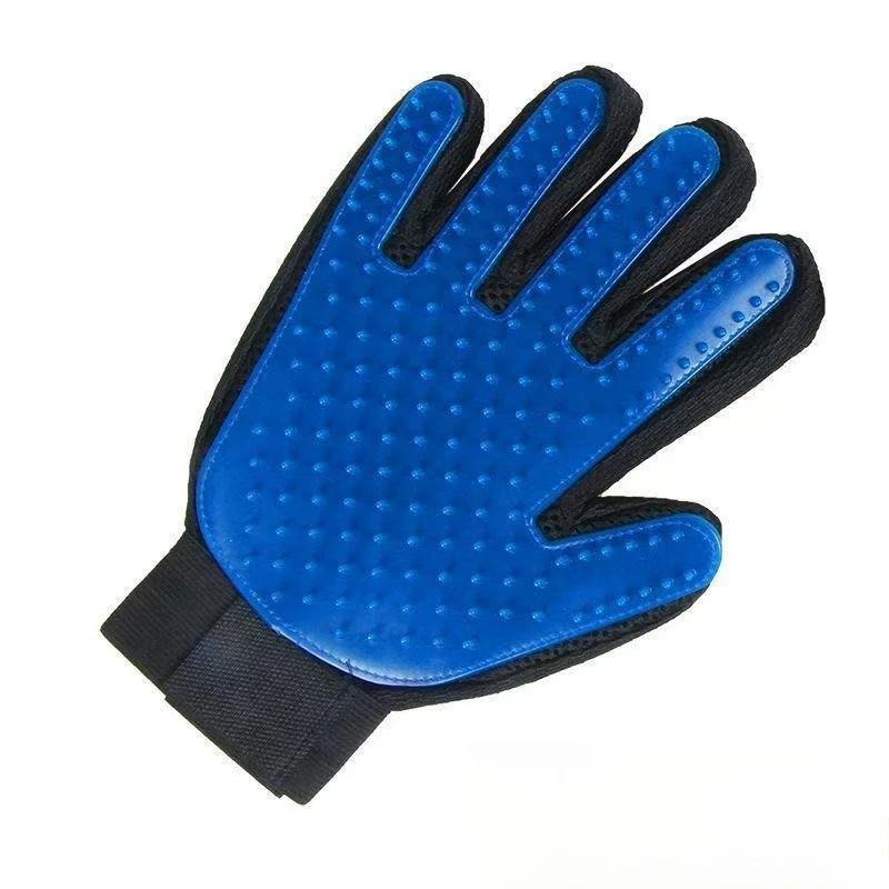 Professional Pet Grooming Glove 2 in 1 Deshedding Brush and Bath Massager for Dogs Cats Rabbits Gentle Hair Remover DeMatting