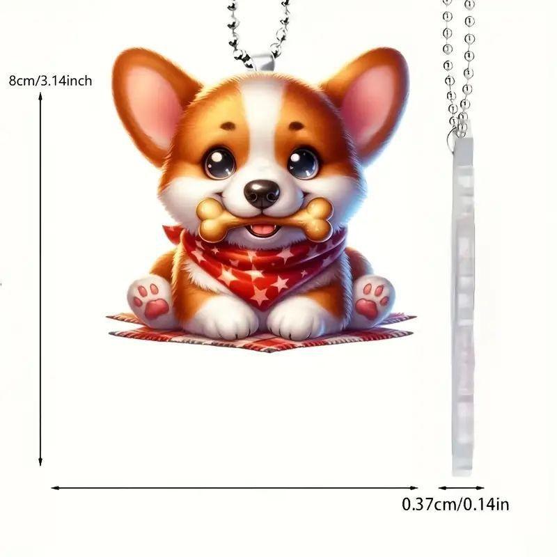 Acrylic Attractive Car Charm Colorful Cartoon Style Perfect For Personal Or Home Decoration