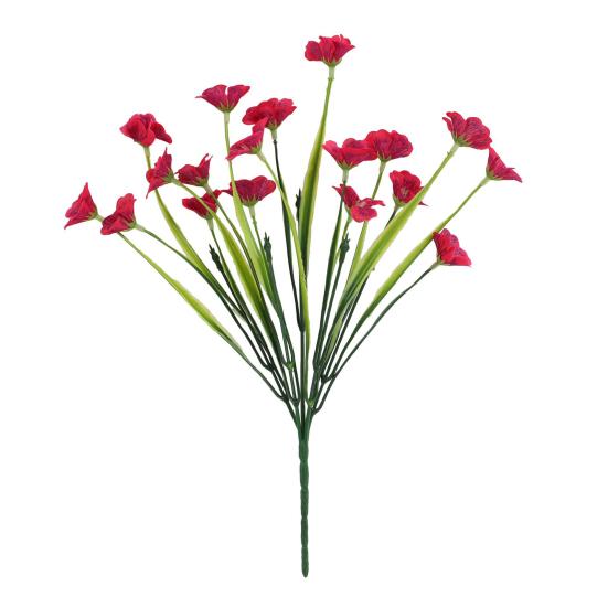 Artificial Flower No Maintenance No Watering No Fading Bright Color Realistic Lifelike Artificial Flower Wedding Party Home Decoration