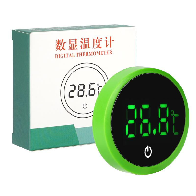 Digital Aquarium Thermometer Magnetic Multi Use LED Display Digital Aquarium Thermometer Measurement Control Temp Meter Gauge зелёный