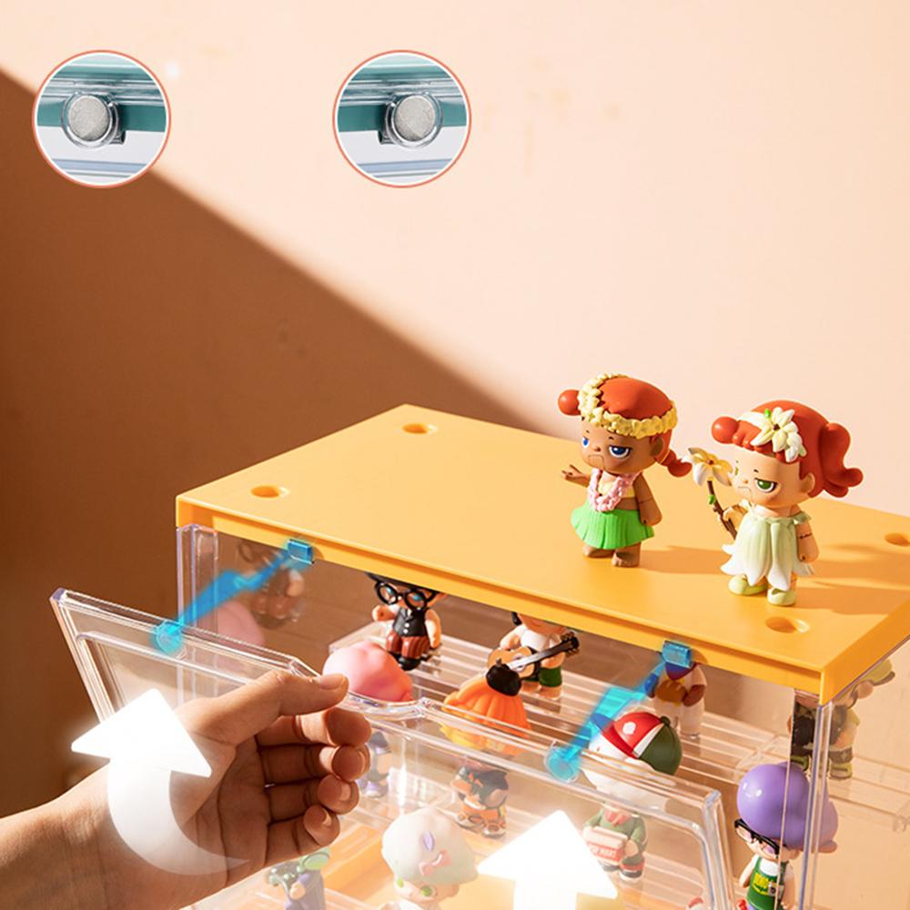 Transparent Box, Multi Style Blind Box Storage Display Rack, Acrylic Doll Model Display Cabinet, Dust-Proof Figurine Display Box