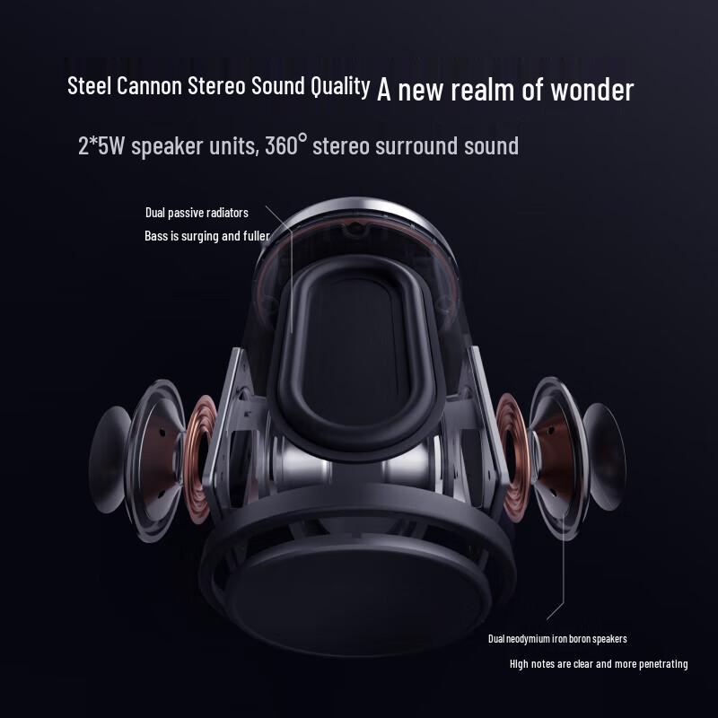 Xiaodu King Kong 2nd Gen AI Smart Speaker with Heavy Bass & IR Control