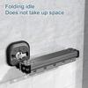 Retractable Cloth Drying Rack Folding Clothes Hanger Wall Mount Indoor & Outdoor Space Saving Aluminum Home Laundry Clothesline