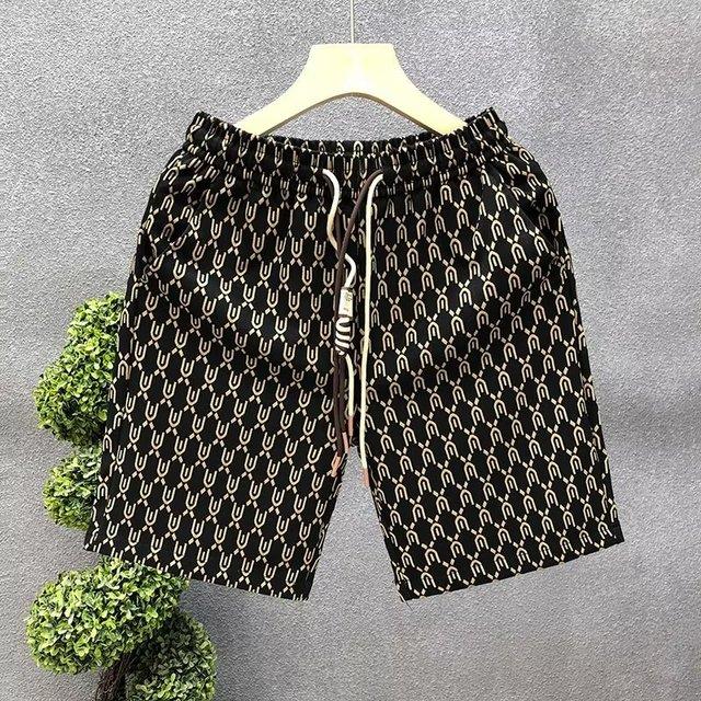 Men's Shorts Summer Gym Shorts Fashion Green Short Pants Street Men's Streetwear