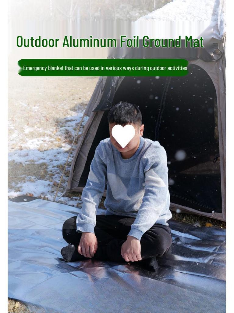 Outdoor-Überlebens-Thermodecke - Lebensrettend, Sonnenschutz, Aluminiumfolien-PE-Decke