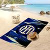 Inter Mailand Personalisiert Bedrucktes Strandtuch Fußballlogo Unterstützung Benutzerdefinierter Name Text Absorptionsfähiges Handtuch Für Sport Reisen Besonderes Geschenk