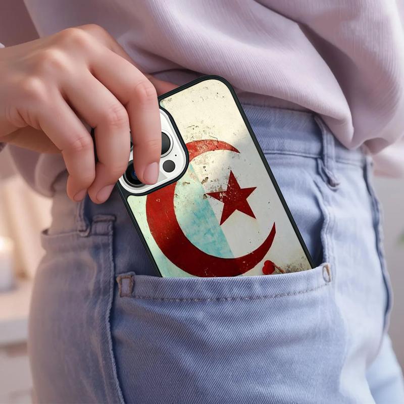 Tunisia Flag Star Symbols Phone Case For iPhone 17 Air 15 16e 14 13 Pro Max Coque 12 11 Pro Max PLUS cover