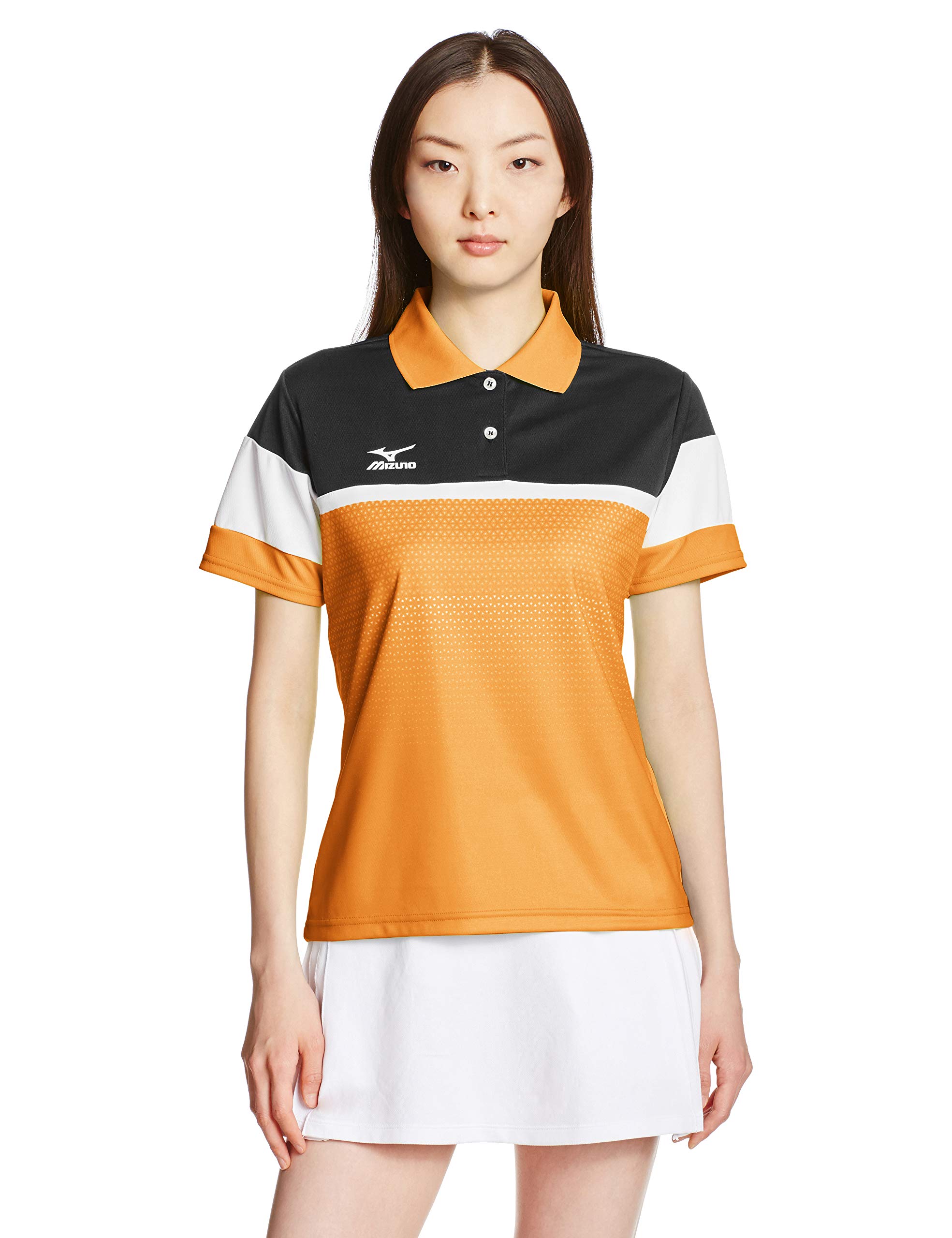 

Mizuno Tennis Pop Size Size S Women s Wear, Orange, 62JA7215,