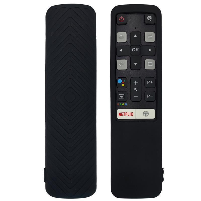 RC802V FNR1 Voice Remote Control Cases Fit for TCL Android 4K Smart TV 49P30FS 65P8S 55C715 49S6800 43S434 Protective Cover