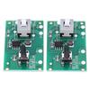 2Pcs Solar Lamp String Controller Module Circuit Board with 8 Kinds Light Mode and Switch 1.2V