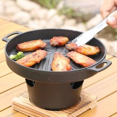 Safe To Use Detachable Japanese Alcohol Stove Non-stick Portable Mini Barbecue Stove Barbecue Grill Garden