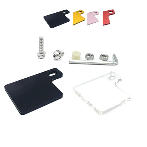 

Пластина-наклейка об обязательной ответственности ASATERU, 2 шт., цветовые вариации (Прозрачный толщиной 5 мм + черный анодированный толщиной 3 мм) Универсальное средство от вшей на мотоцикле