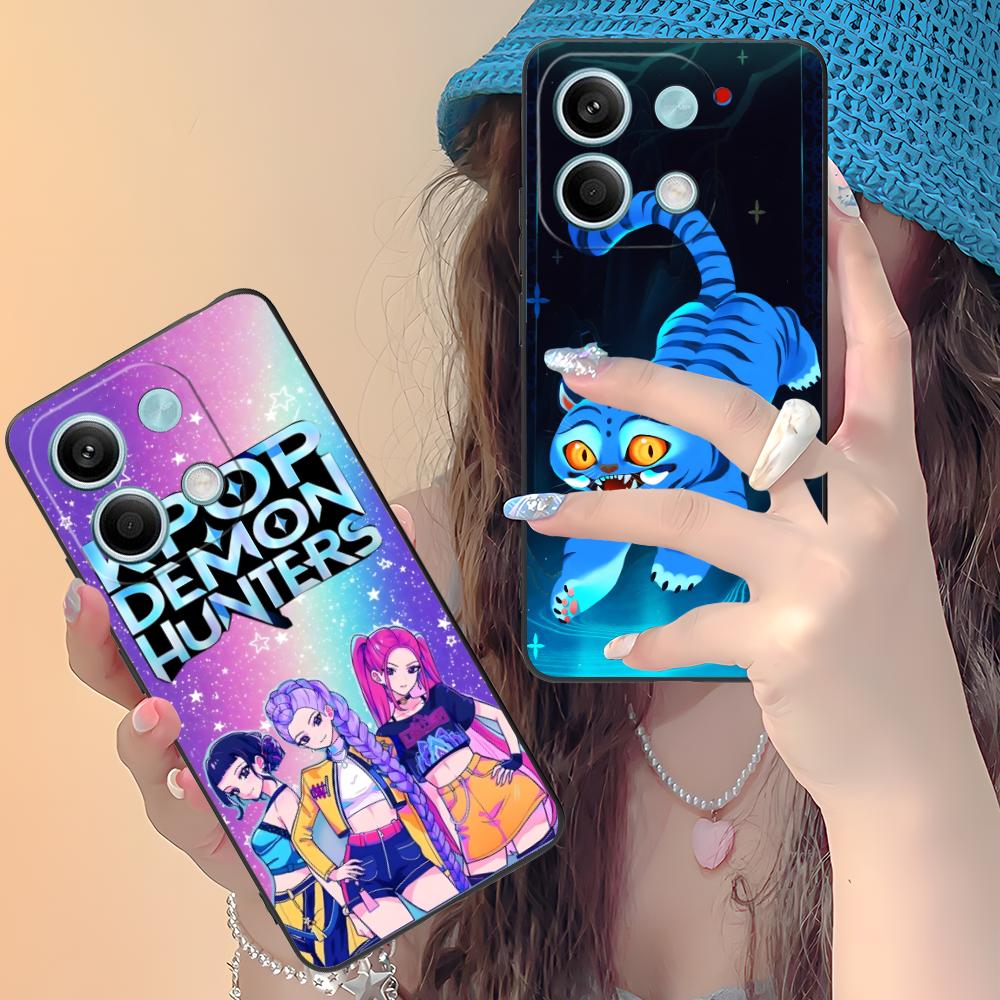 KPOP Hunter Girls Phone Case for Xiaomi Redmi Note 14 13 12 11 S Pro Plus 4G 5G Colour Printing Protective Luxury Pretty Cover