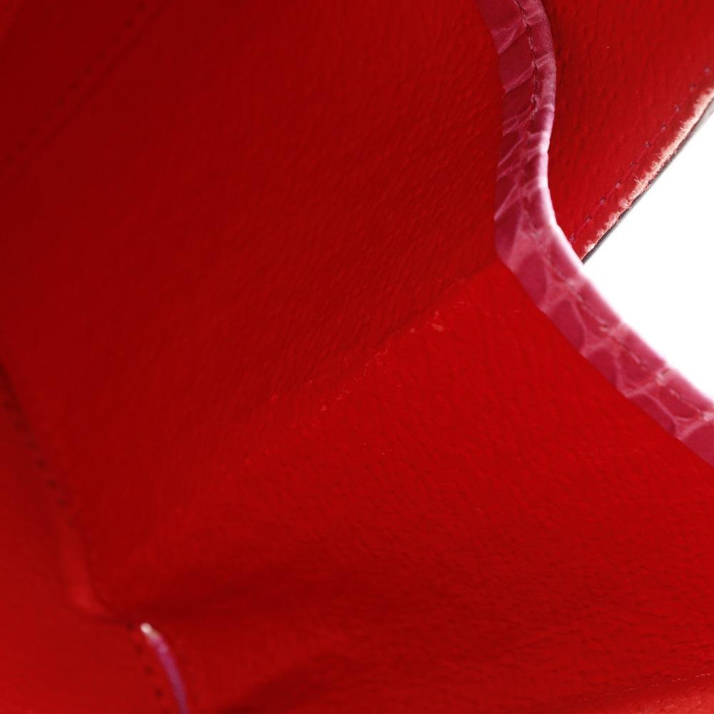 CELINE Handbag pink Embossed Leather Women Used