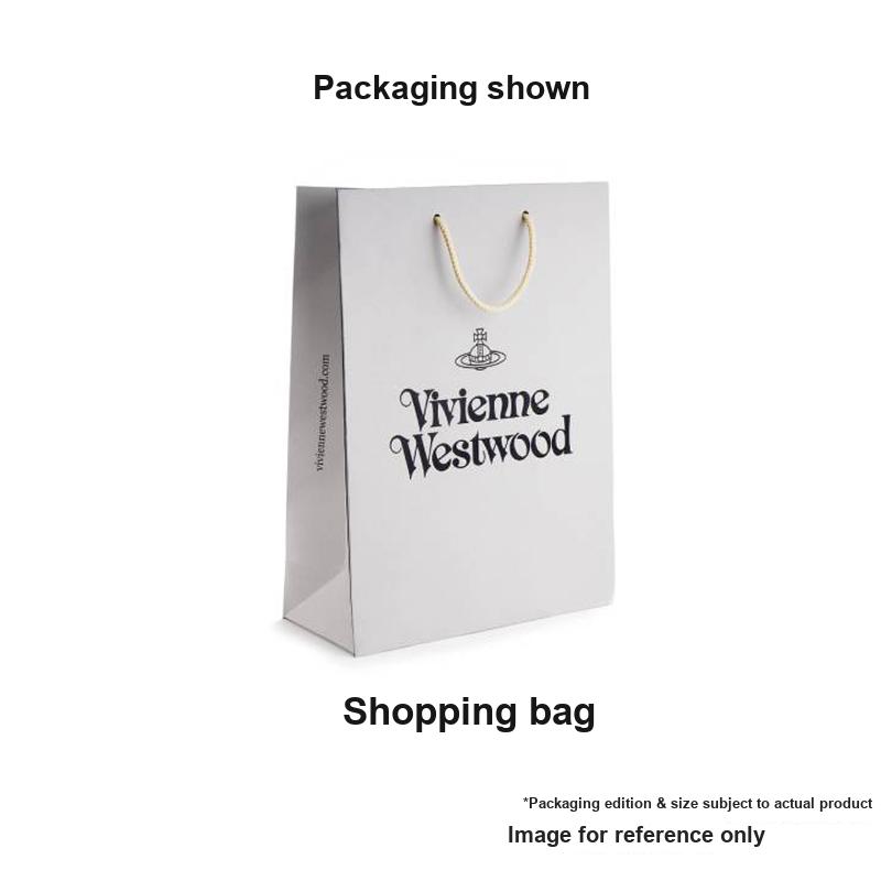 VIVIENNE WESTWOOD Granny Frame Silver Logo Detachable Chain Strap Top Handle Bag Women Shoulder Bag White 52020003S000DA401