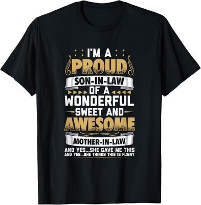 Camiseta Regalos para Yerno de Suegra Camiseta Unisex