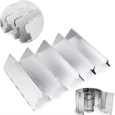 Windproof Burner Screen Guard Folding Air Baffle Gas Stove Wind Shield  Cookware Supplies