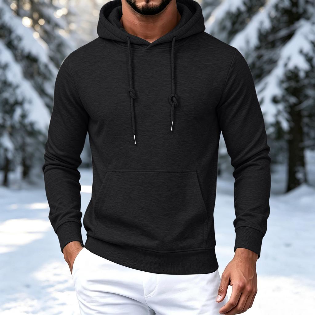 Men's Color Lined Hoodie for Casual Everyday Wear