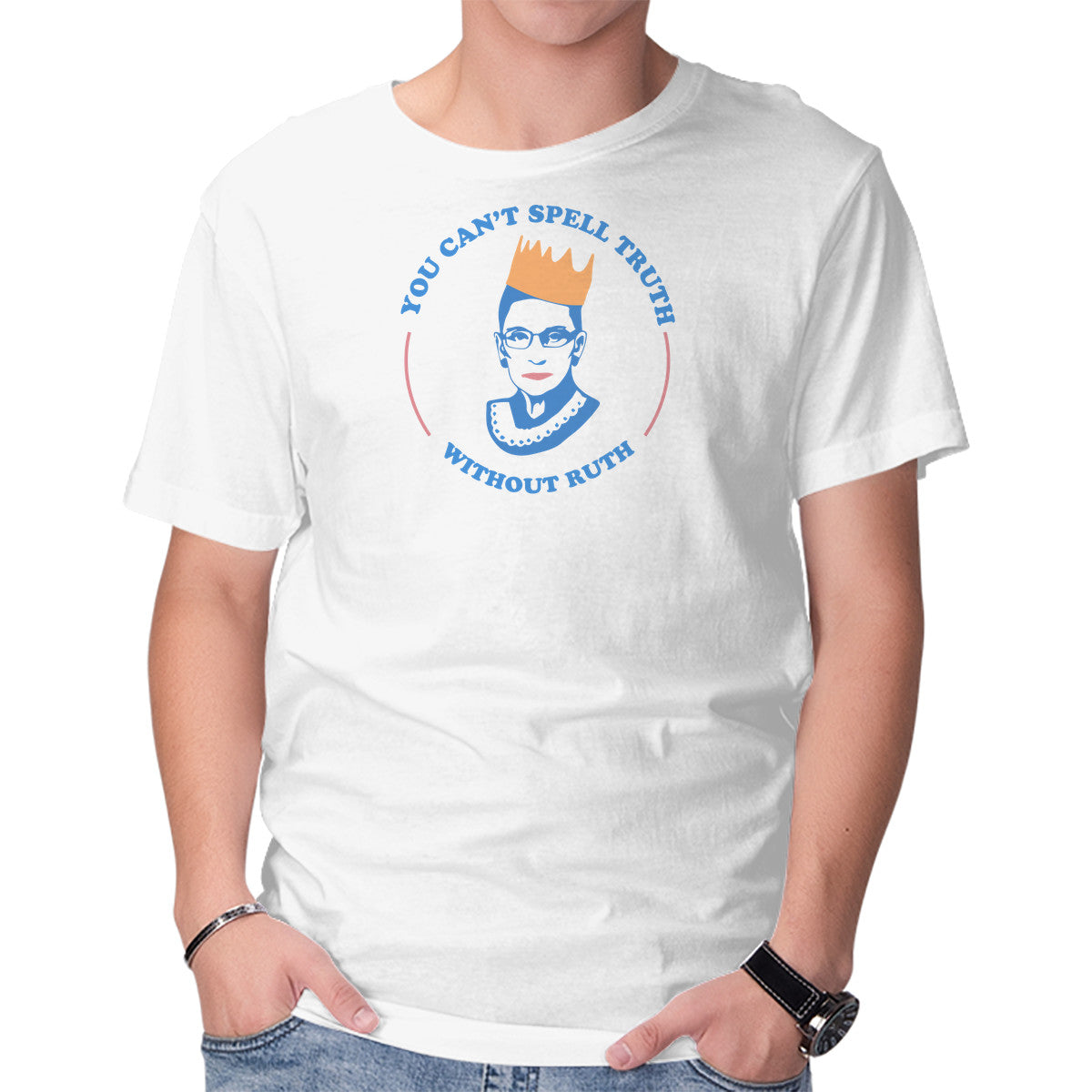 Unisex Crew Neck T-Shirt Truthful Ruth Graphic Short Sleeve Casual Tee M
