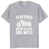 New Arrived Motorcycle Biker T Shirt Funny Spanish Sayings Dad Boyfriend Gifts Tees Tops  Cotton Round Neck Casual Soft  T-shirt