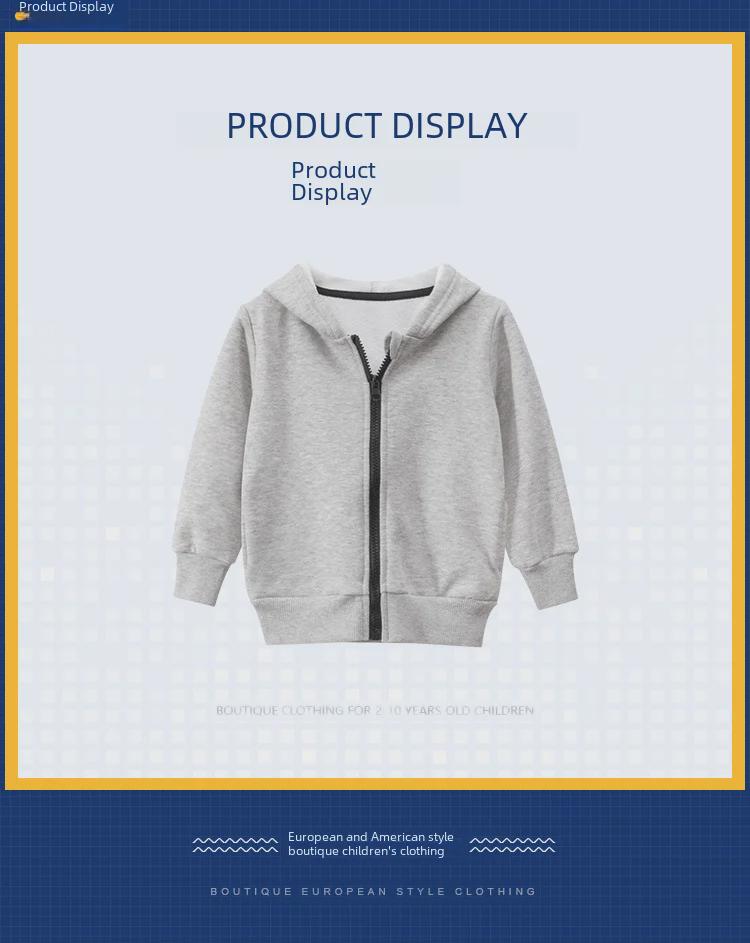 27kids 2024 Herbst/Winter Koreanischer Kinderfleecejacke Pullover - Reißverschluss, Trendige Babykleidung