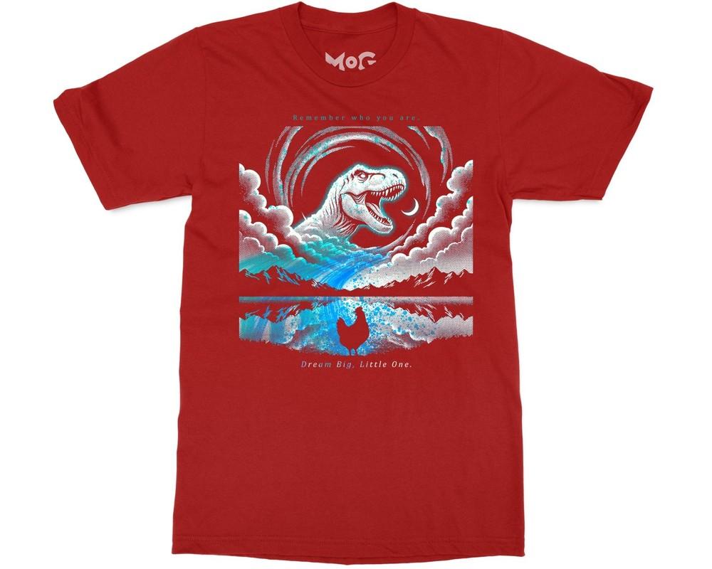 Remember Who You Are Evolution Joke TShirt Chicken Dinosaur Hilarious Shirt S