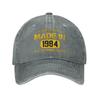 Custom Cotton Limited Edition Made In 1984 All Original Parts Birthday Gifts Baseball Cap Sun Protection Women Men's Dad Hat