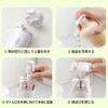 Travel Dispenser for and Portable Travel Size Essential Travel Item for Women and Pump Dispenser 4-in-1 Bottle, Leak-Proof, Refillable, Cosmetics,