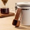 Walnut Wood Long Handle Coffee Measuring Spoon