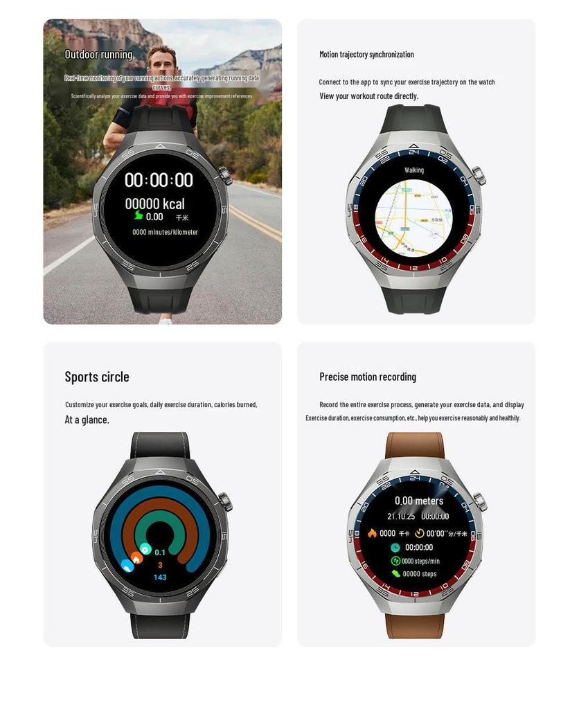 Huawei GT5 Pro Aviation-Grade Aluminum Smartwatch with Bluetooth Calling