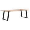 Vidxl Nogi Do Stołu Jadalnianego, 2 Szt., Czarne, 70X(72-73) Cm, Stal