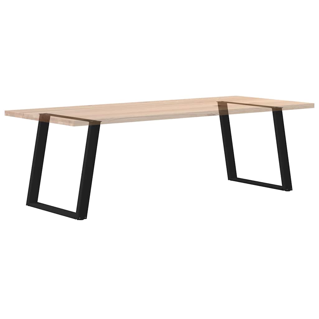 Vidxl Nogi Do Stołu Jadalnianego, 2 Szt., Czarne, 70X(72-73) Cm, Stal