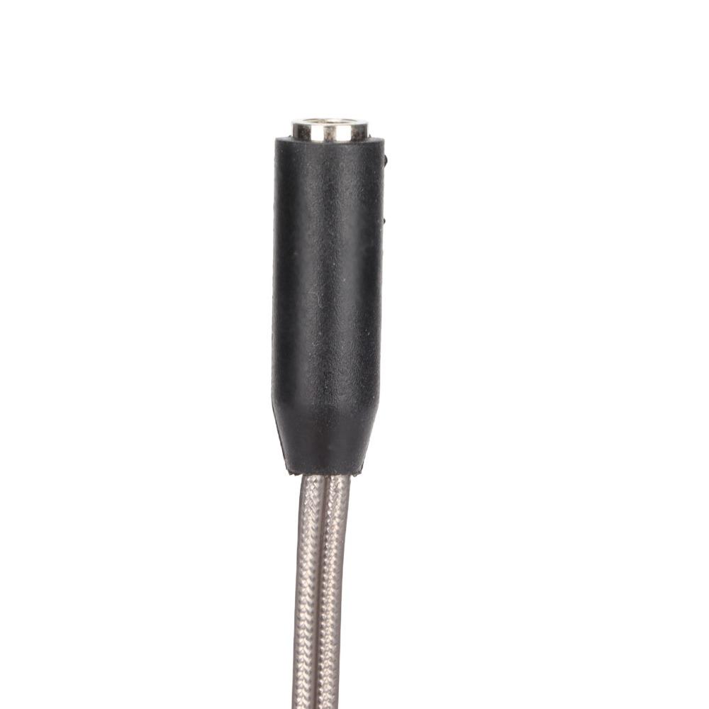 2PCS HiFi Stereo Headphone Splitter Noise Reduction Mic Earphone Splitter  for PC