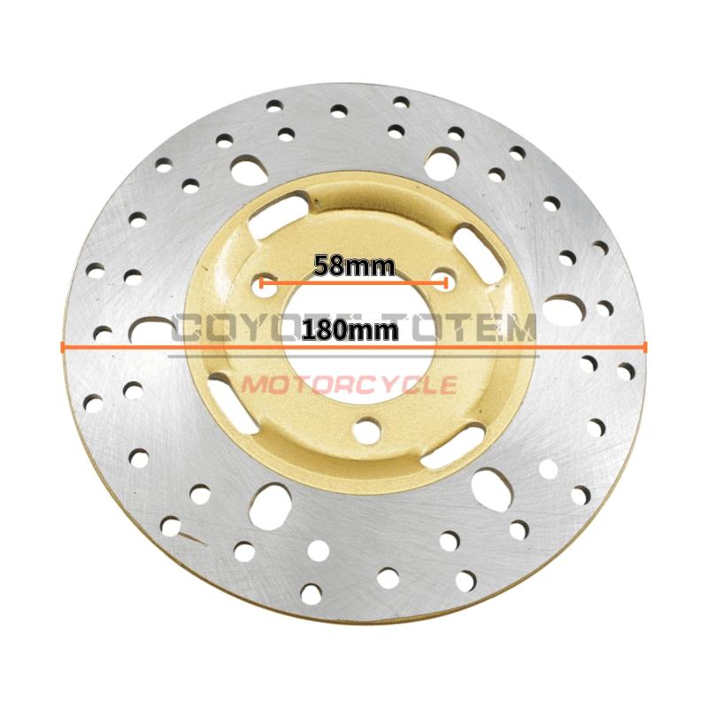 

180mm Front Brake Disc/Brake Disc Scooter Moped ZUMA50 100 YW50 YW100 BWS100 BEEWEE 100 4CW ZY125 TNG Milan 150 Boss