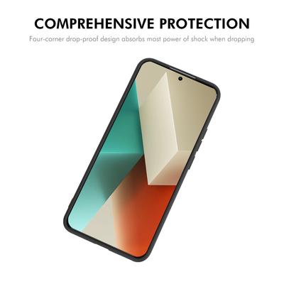 Dla Xiaomi 15 Pro Etui Silikonowe ENKAY HAT PRINCE Proste Krawędzie Pokrowiec na Tył Telefonu Komórkowego