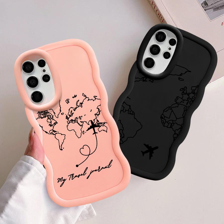My Travel Diary Case for Samsung Galaxy S23 Plus S25 A25 A26 S21 S20 FE S24 S22 Ultra Soft Phone Cover A24 A55 A36 A35 A54 A34