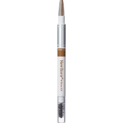 SANA New Born W Brow EX B9 Powder & Pencil & Brush 3-function Eyebrow Camel Brown 1 Piece (x 1) Eyebrow