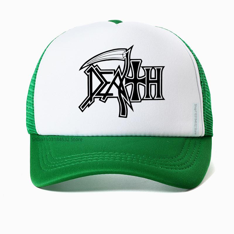 Death Metal Band Baseball Cap Rock Fan Hat Summer Fashion Unisex Mesh Breathable Sun Hats Outdoor Casual Trucker Caps