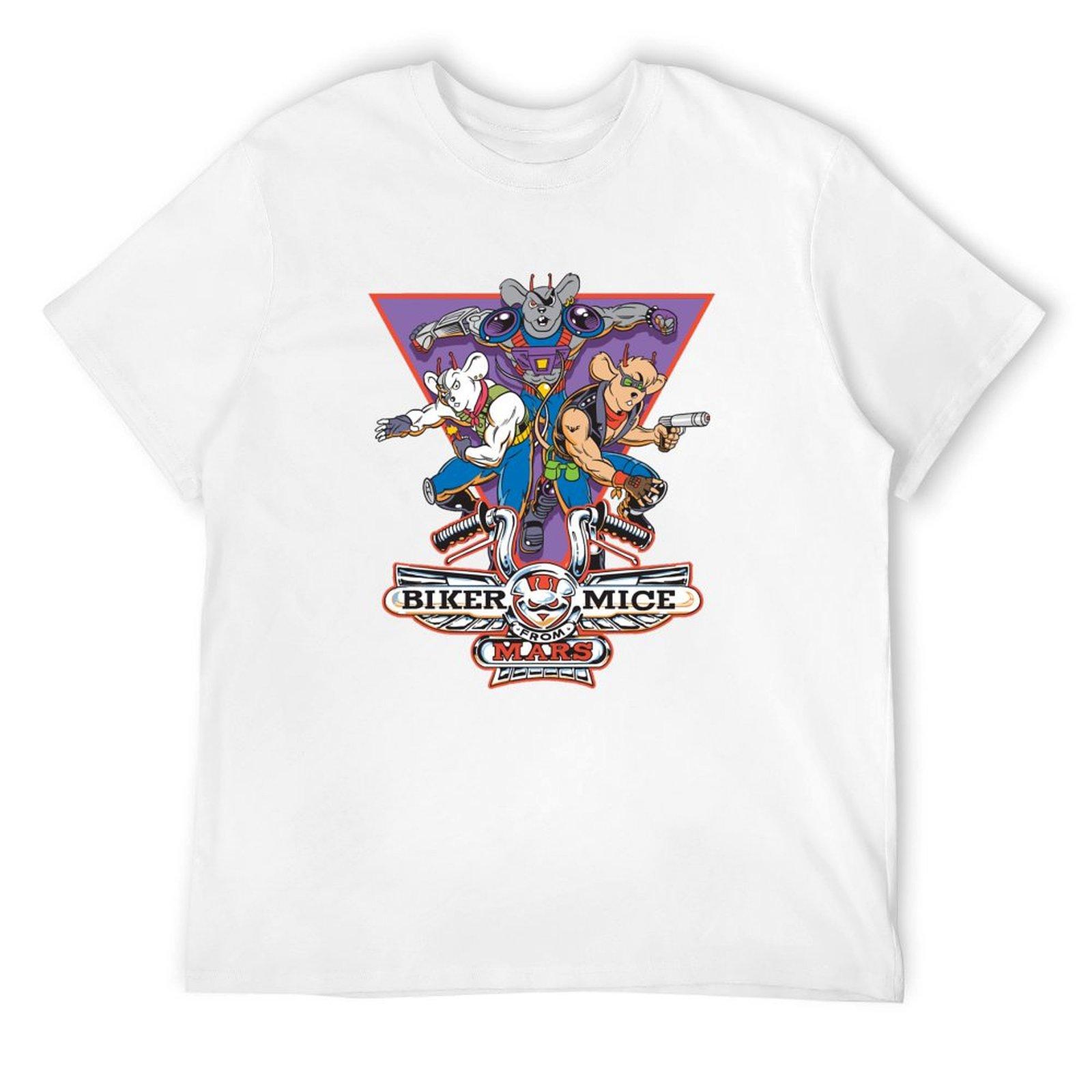 Футболка с байкерами-воинами оверсайз летние топы Блузка графика мужская футболка S