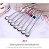 Removable Stainless Steel Straw Reusable Filter Spoon Straw Drinking Straw Spoon  Tea Drinking