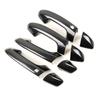 For Kia Stinger 2018      ABS Carbon Fiber Texture Car Styling Exterior Door Handle Pull Cover Trim