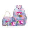 Student Schoolbag Large-Capacity Printing Junior High School College Student Casual Simple Backpack