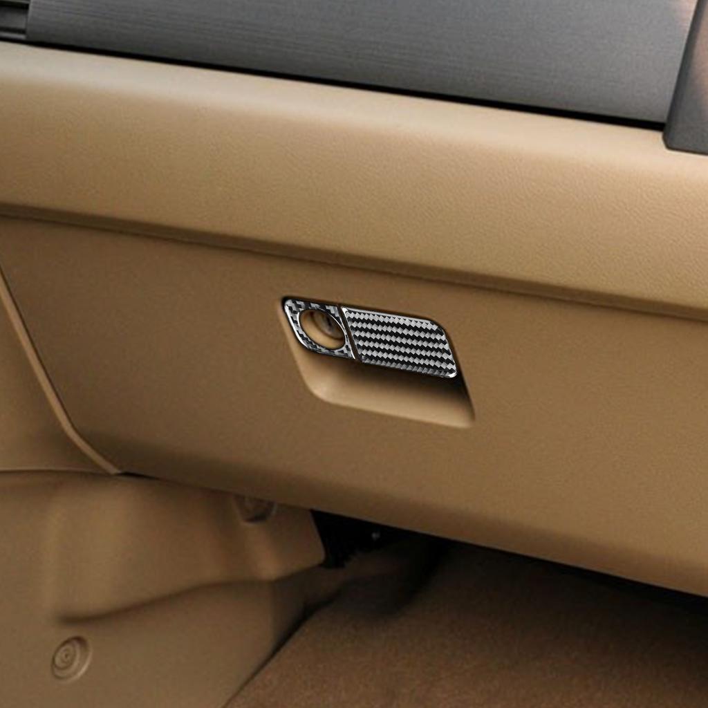 For Honda CRV 2007-2011 Car Glove Box Switch Decoration Sticker Decal Cover Trim Auto Accessories Carbon