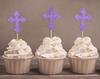 Darling Souvenir| Christening Baptism Cupcake Toppers| Dessert Decorations - Pack Of