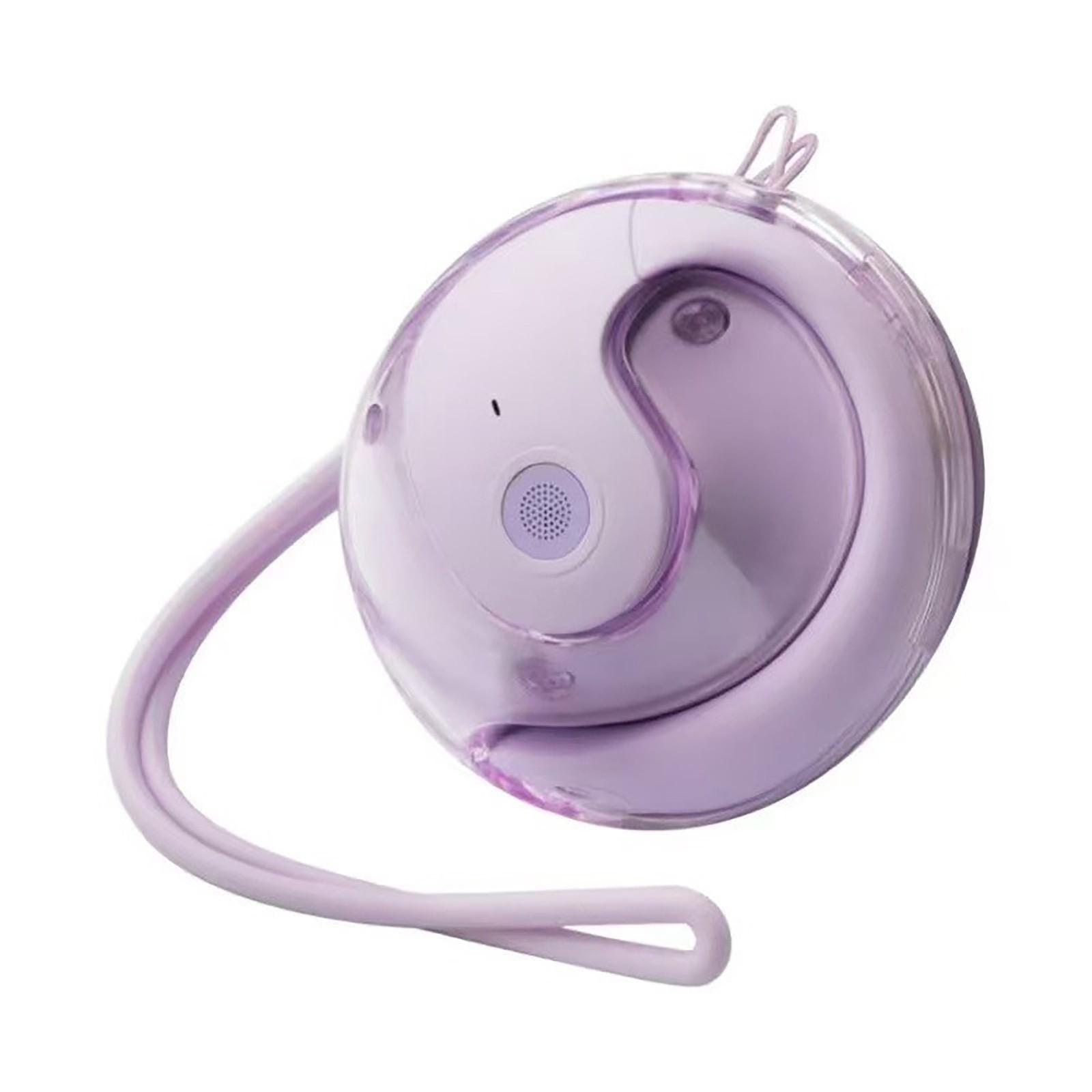 

Маленькие шарообразные наушники Bluetooth с шумоподавлением, беспроводные наушники 5.4 с креплением-крючком Bluetooth One Size светло-фиолетовый