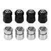 W1523D Metal Car Wheel Tire Valve Stem Caps Exterior Accessories For Volkswagen VW R Polo Passat Rline Golf 4 5 6 Tiguan Jetta GTI
