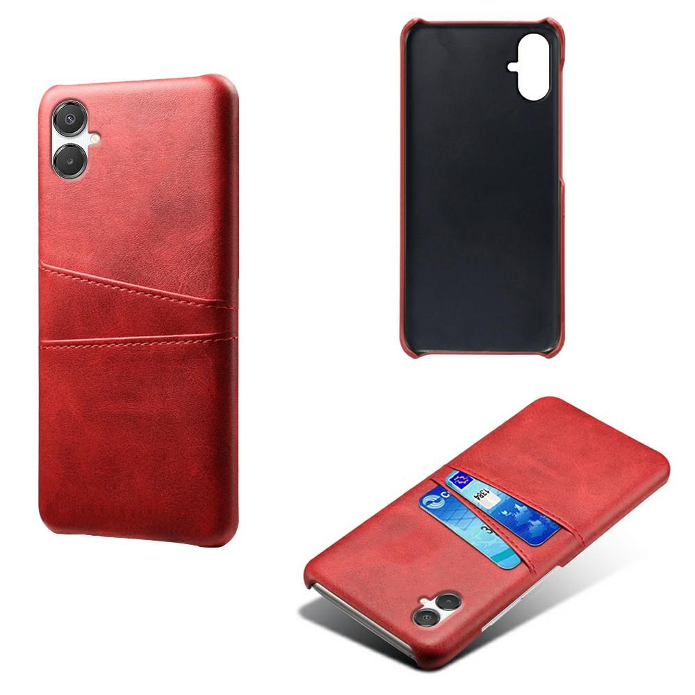 For Samsung Galaxy A07 4G Case Dual Card Slots PU Leather + Hard PC Phone Cover