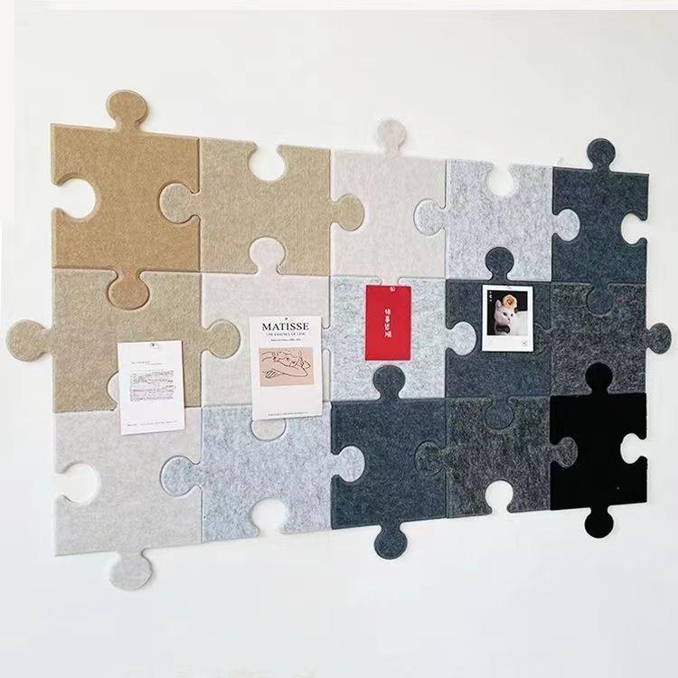 3D Felt Puzzle Wall Decor & Message Board
